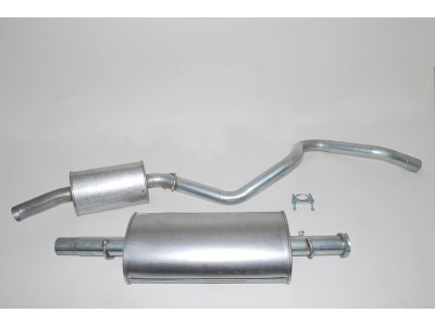 Exhaust Box & Tailpipe -...