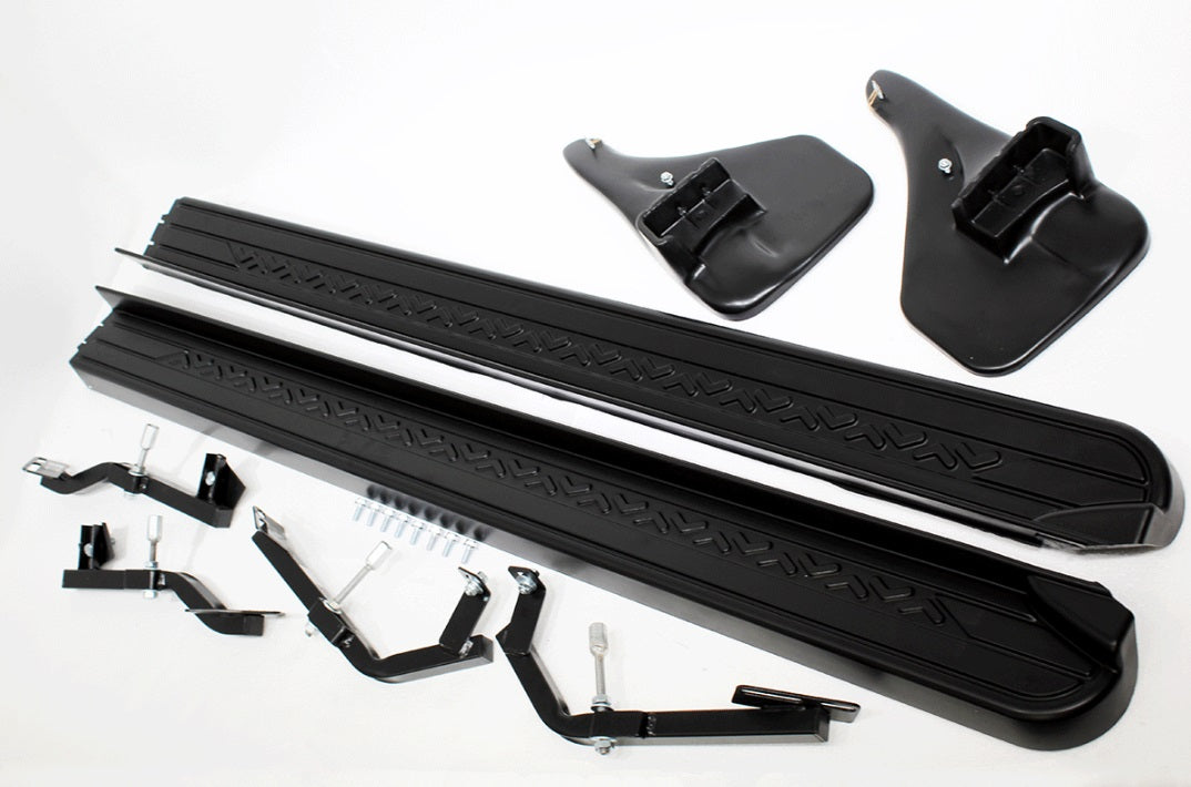 Estribo Lateral - Negro - Incluye Fijaciones - TERRAFIRMA