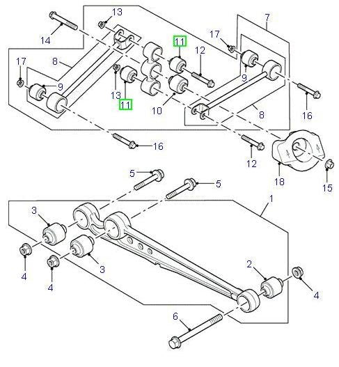 Silentblock - Suspensión Trasera - AG PARTS