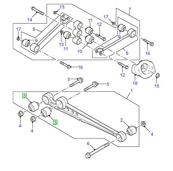 Bush Radius Arm - EUROSPARE
