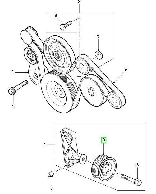 Pulley - Aux. Drive - ALLMAKES