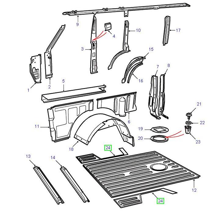 Floor Panel LH - AG PARTS