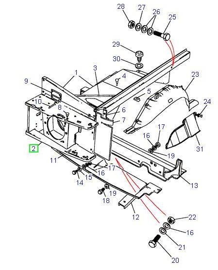 Panel Soporte Faro - Lado Derecho - ORIGINAL LAND ROVER