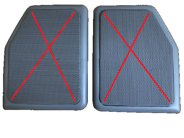 Cadre d'enceinte - Marron - Porte avant - Paire - AG PARTS