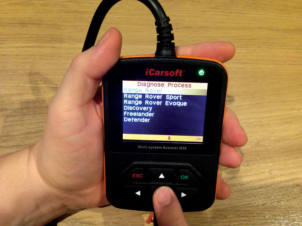 Scanner portable - Lecteur de codes OBDII Land Rover - TERRAFIRMA