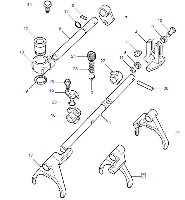 FORK - 1ST AND 2ND SPEED - ALLMAKES