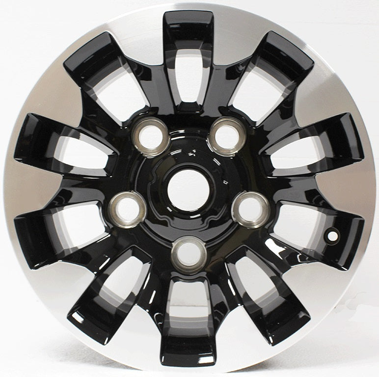 Llanta Aluminio - Negro Brillo - 16x7 - ET20 - 5x165 - ALLMAKES