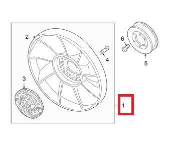 Ventilador - ORIGINAL LAND ROVER