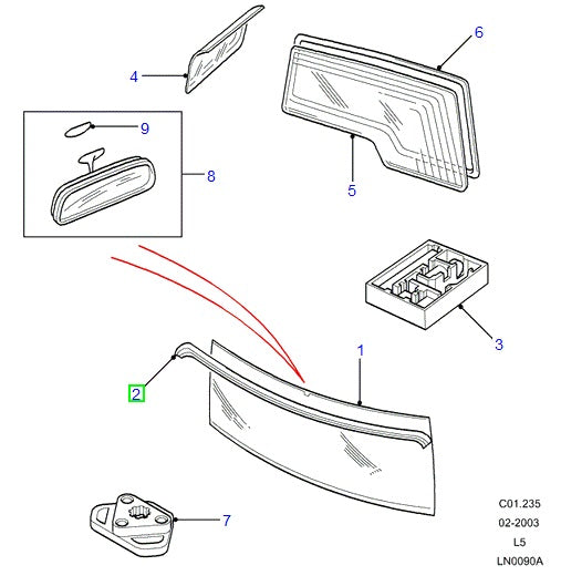 Finisher Windscreen Upper - ALLMAKES