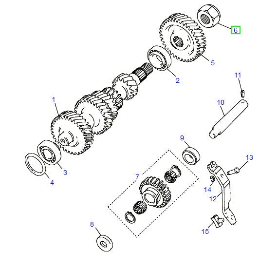 Nut Mainshaft - ALLMAKES