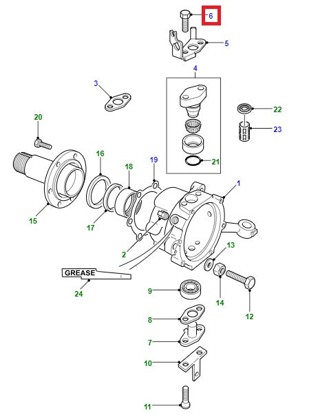 Tornillo - M10x35 - ORIGINAL LAND ROVER