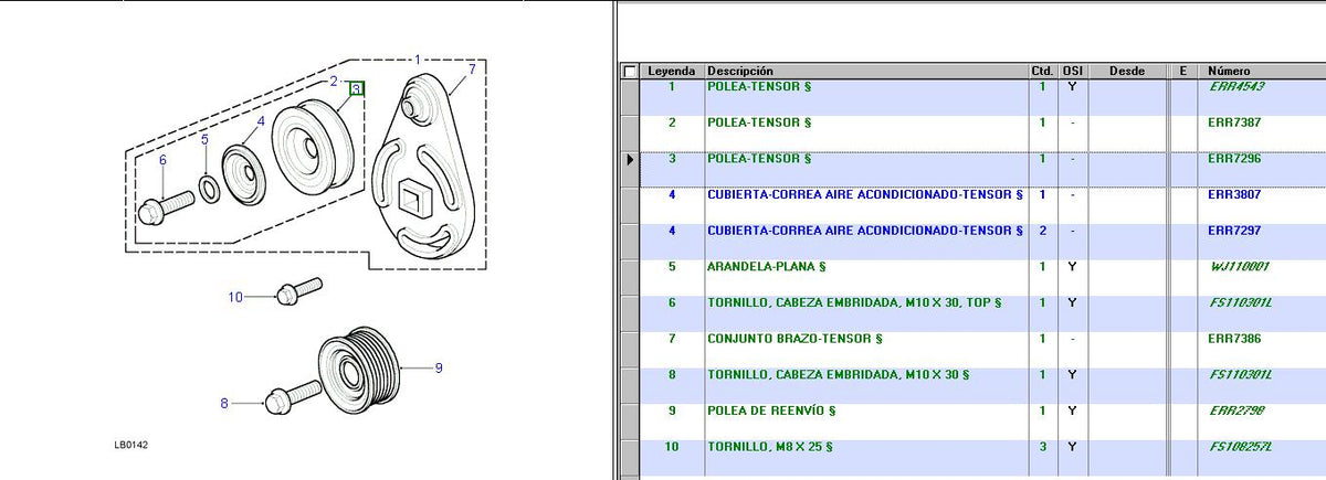 Polea Tensor - AG PARTS