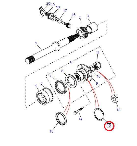 Circlip - Pack of 5 units -  ALLMAKES
