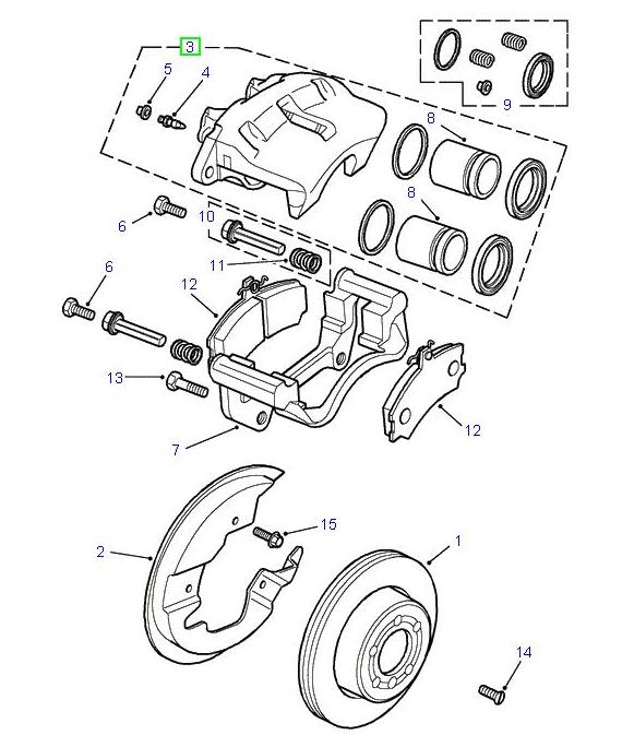 Brake Caliper Housing - rh - ALLMAKES