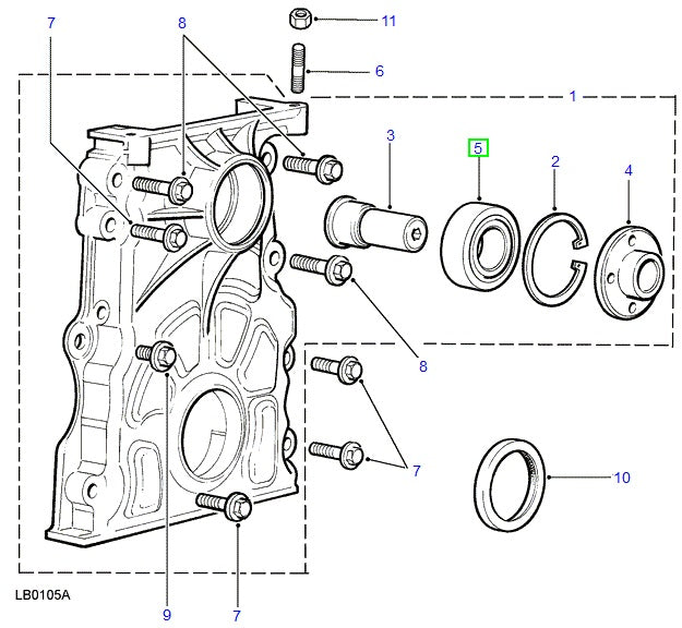 Bearing Front Fan - SKF