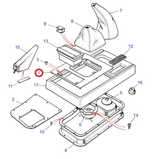 Ensemble de panneaux centraux - Console - AG PARTS
