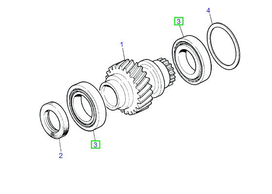 Bearing Mainshaft - TIMKEN