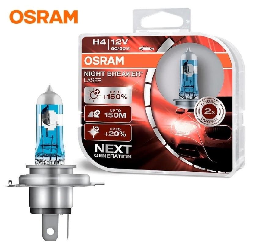 Bombilla halógena H4 - Night Breaker Laser - OSRAM