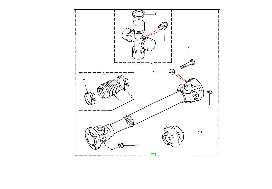 Propshaft Front - ALLMAKES