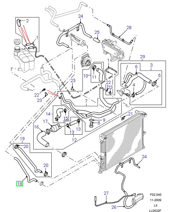 Tuyau du radiateur au refroidisseur de carburant - ALLMAKES