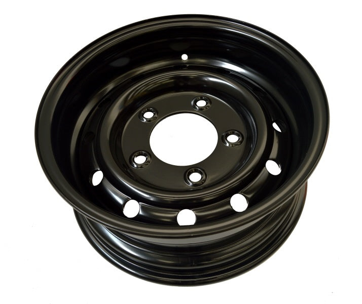 Llanta HD Acero (Wolf) 6.5x16 OFFSET = +0 Negra - RAPTOR