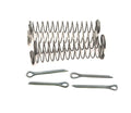 Brake Pad Fastening Kit - Front - With Solid Disc - ALLMAKES