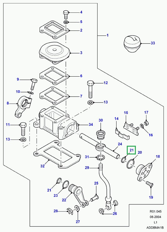 O Ring Transmission - 5 units - ORIGINAL LAND ROVER