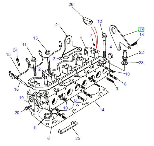 Soporte elevación motor trasero - ALLMAKES