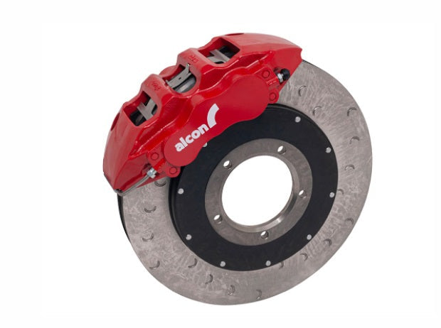 Kit de Frenos Delantero - de 6 Pistones - Pinza Roja - ALCON