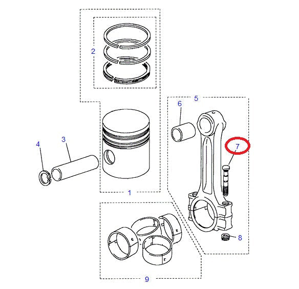 Conrod Big End Bolt - ALLMAKES