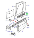 Channel - door glass - GENUINE LAND ROVER