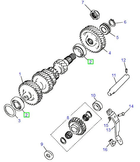 Rodamiento caja cambios - TIMKEN