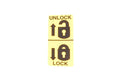 Decal - Child Safety Lock (10 units) - ORIGINAL LAND ROVER