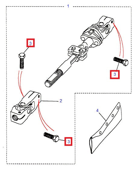 Perno (Pack de 5 unidades) - ORIGINAL LAND ROVER