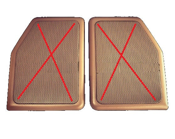 Cadre d'enceinte - Marron - Porte avant - Paire - AG PARTS