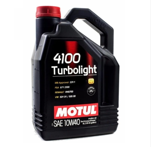 Aceite Motor 10W40 Sintético - Garrafa 5 litros - MOTUL
