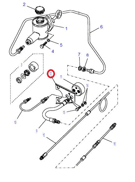 Soporte Amortiguador de Embrague - ORIGINAL LAND ROVER