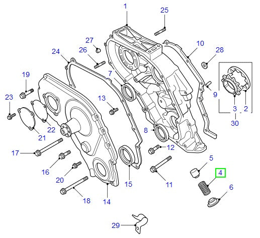 Oil Pump Relief Valve Spring - ALLMAKES