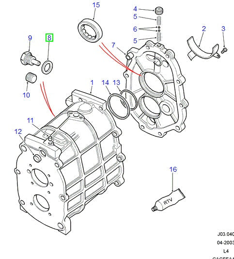Sealing Washer Transmission - ALLMAKES