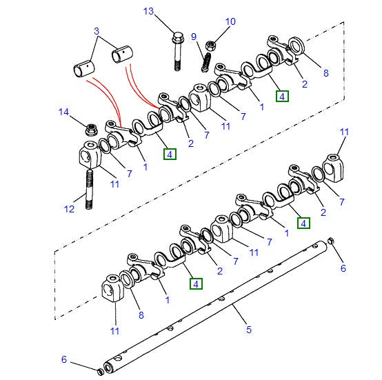 Rocker Shaft Spring - ALLMAKES