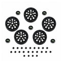 Pack de 5 jantes alliage 18" Sawtooth - 5x165 - 8Jx18 - DÉPORT +20mm - ALLMAKES