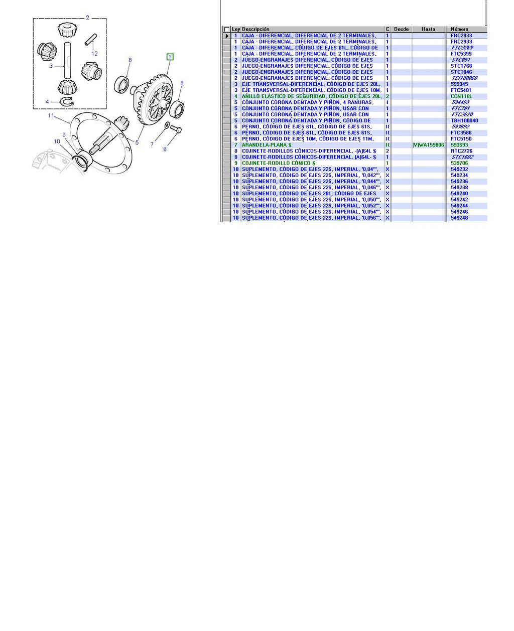 Crown Wheel - 10 Splines - RAPTOR