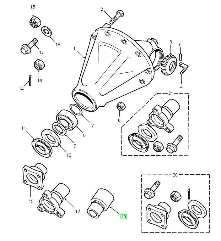 Bush diff unit - PR2 ALLMAKES