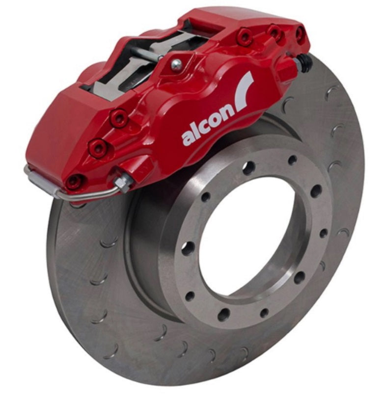 Kit de Frenos Trasero - de 4 Pistones - Pinza Roja - ALCON