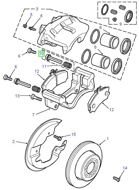 STC1920 - Caliper Guide Pin Kit Front brakes - ALLMAKES