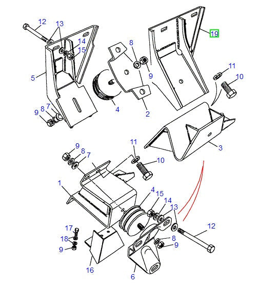 Bracket - Engine Mounting - ORIGINAL LAND ROVER
