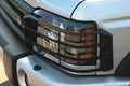 Pair Black Plastic Front Light Guards - ALLMAKES