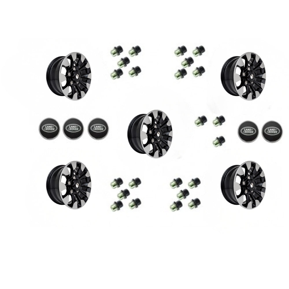 Kit Llantas Aleación EDICION LIMITADA - Diamante Negro Brillo - 18x8 ET20 5x165 - ALLMAKES