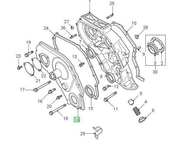 Timing Belt Cover - ALLMAKES