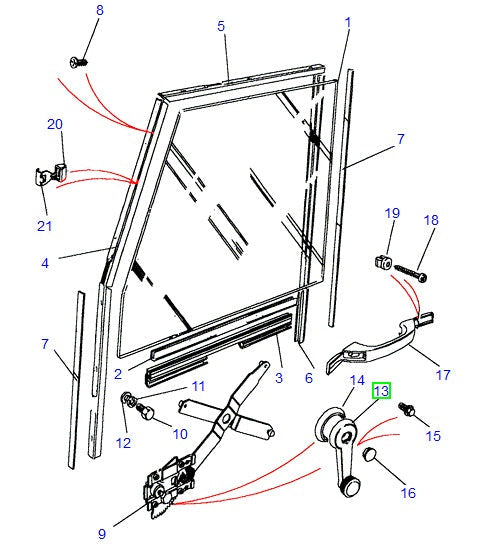 Window Winder Handle - ALLMAKES